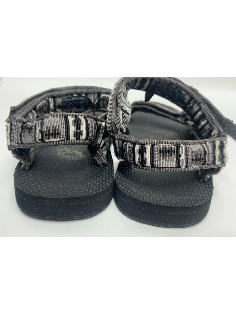 Teva Men's Original Universal Sandals 13 Grey White Hiking Outdoor Water Shoes